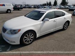 Salvage cars for sale from Copart Rancho Cucamonga, CA: 2008 Lexus LS 460