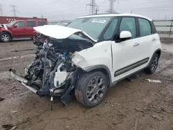 Salvage cars for sale at Elgin, IL auction: 2014 Fiat 500L Trekking