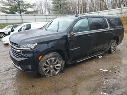 Chevrolet Suburban k1500 lt salvage cars for sale: 2022 Chevrolet Suburban K1500 LT