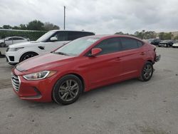 Salvage cars for sale from Copart Orlando, FL: 2018 Hyundai Elantra SEL