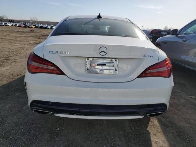 2018 Mercedes-Benz CLA 250 4matic