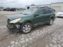 Salvage cars for sale at Kansas City, KS auction: 2010 Subaru Outback 2.5I Limited