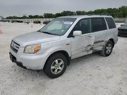 Salvage cars for sale at New Braunfels, TX auction: 2008 Honda Pilot EX