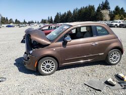 Fiat 500 Lounge salvage cars for sale: 2012 Fiat 500 Lounge