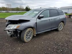 Salvage cars for sale from Copart Columbia Station, OH: 2015 Nissan Pathfinder S