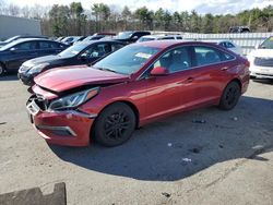 Salvage cars for sale at Exeter, RI auction: 2015 Hyundai Sonata SE