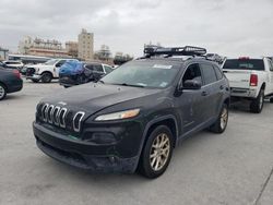 Salvage cars for sale from Copart New Orleans, LA: 2016 Jeep Cherokee Latitude