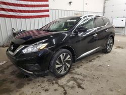 Salvage cars for sale at Candia, NH auction: 2016 Nissan Murano S