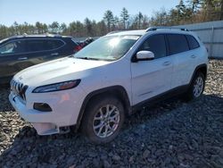 Salvage cars for sale at Windham, ME auction: 2017 Jeep Cherokee Latitude