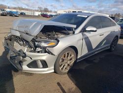 Salvage cars for sale at New Britain, CT auction: 2018 Hyundai Sonata Sport