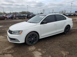 Salvage cars for sale at Woodhaven, MI auction: 2018 Volkswagen Jetta Sport