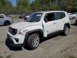 Salvage cars for sale at Waldorf, MD auction: 2019 Jeep Renegade Latitude