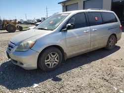 Salvage cars for sale at Eugene, OR auction: 2007 Honda Odyssey EXL