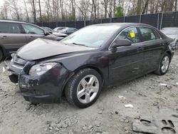 Chevrolet salvage cars for sale: 2012 Chevrolet Malibu LS