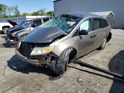 Salvage cars for sale from Copart Spartanburg, SC: 2011 Honda Odyssey LX