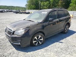 Salvage cars for sale at Concord, NC auction: 2017 Subaru Forester 2.5I Limited