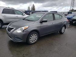 Salvage cars for sale at Hayward, CA auction: 2017 Nissan Versa S
