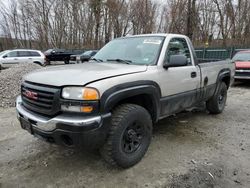 Salvage trucks for sale at Candia, NH auction: 2006 GMC New Sierra K1500
