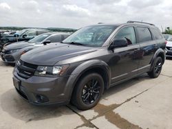 Salvage cars for sale at Grand Prairie, TX auction: 2019 Dodge Journey SE