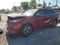 Salvage cars for sale from Copart Riverview, FL: 2020 Toyota Highlander XLE