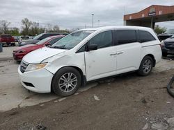 Salvage cars for sale from Copart Fort Wayne, IN: 2012 Honda Odyssey EXL