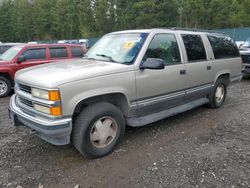 Salvage cars for sale at Graham, WA auction: 1999 Chevrolet Suburban K1500