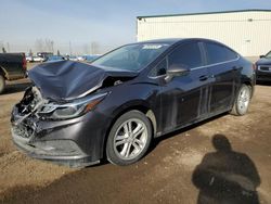 Salvage cars for sale from Copart Rocky View County, AB: 2016 Chevrolet Cruze LT