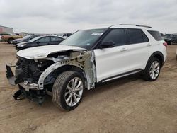 Salvage cars for sale from Copart Amarillo, TX: 2023 Ford Explorer Platinum