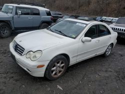 Mercedes-Benz C 240 salvage cars for sale: 2002 Mercedes-Benz C 240