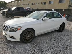 Salvage cars for sale at Opa Locka, FL auction: 2015 Mercedes-Benz C300