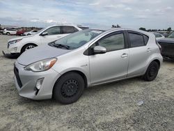 Salvage cars for sale at Antelope, CA auction: 2015 Toyota Prius C