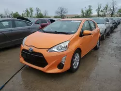 Salvage cars for sale at Bridgeton, MO auction: 2015 Toyota Prius C