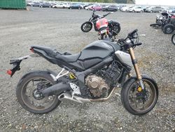 Salvage motorcycles for sale at Arlington, WA auction: 2021 Honda CB650 RA