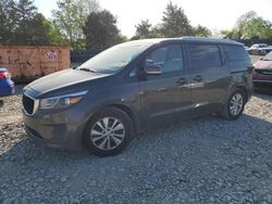 Salvage cars for sale at Madisonville, TN auction: 2017 KIA Sedona LX