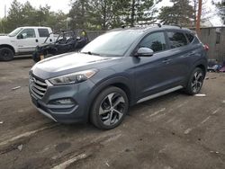 Carros salvage a la venta en subasta: 2017 Hyundai Tucson Limited