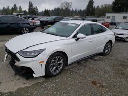 Salvage cars for sale from Copart Graham, WA: 2022 Hyundai Sonata SEL