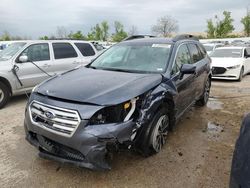 Subaru salvage cars for sale: 2015 Subaru Outback 2.5I Limited