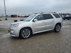 Salvage cars for sale from Copart Indianapolis, IN: 2012 GMC Acadia Denali