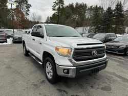 Salvage trucks for sale at North Billerica, MA auction: 2015 Toyota Tundra Double Cab SR/SR5