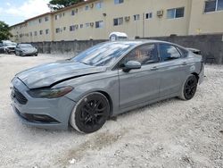 Salvage cars for sale from Copart Opa Locka, FL: 2017 Ford Fusion SE