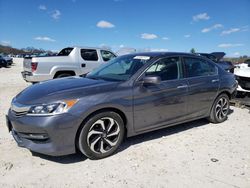 Salvage cars for sale at West Warren, MA auction: 2017 Honda Accord EX