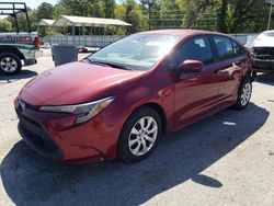Salvage cars for sale from Copart Savannah, GA: 2022 Toyota Corolla LE