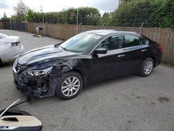 Salvage cars for sale at San Martin, CA auction: 2017 Nissan Altima 2.5