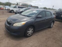 Vehiculos salvage en venta de Copart Kapolei, HI: 2009 Toyota Corolla Matrix