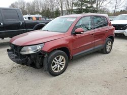 Salvage cars for sale from Copart North Billerica, MA: 2013 Volkswagen Tiguan S
