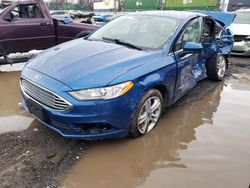 Ford salvage cars for sale: 2018 Ford Fusion S Hybrid