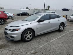 Carros salvage a la venta en subasta: 2018 Chevrolet Malibu LS