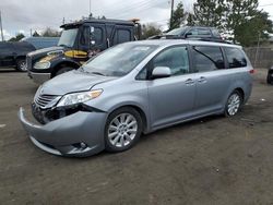 Salvage cars for sale at Denver, CO auction: 2013 Toyota Sienna XLE