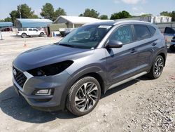 Salvage cars for sale at Prairie Grove, AR auction: 2021 Hyundai Tucson Limited