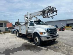 Salvage trucks for sale at West Palm Beach, FL auction: 2015 Ford F750 Super Duty